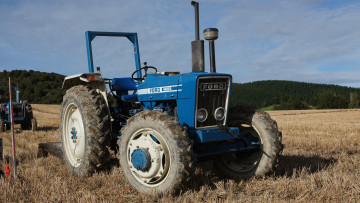 Картинка ford+4600+tractor техника тракторы трактор колесный