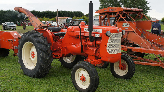 Обои картинки фото allis chalmers ed-40 tractor, техника, тракторы, трактор, колесный
