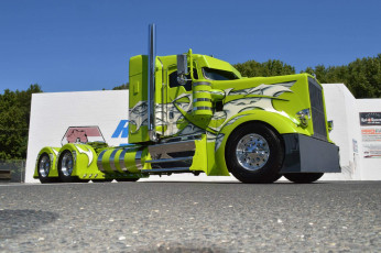 Картинка kenworth+w900l автомобили kenworth тягач седельный грузовик тяжелый