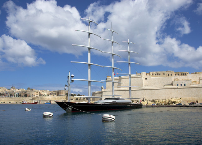 Обои картинки фото maltese falcon, корабли, Яхты, суперяхта