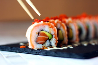 Картинка еда рыба +морепродукты +суши +роллы роллы рис