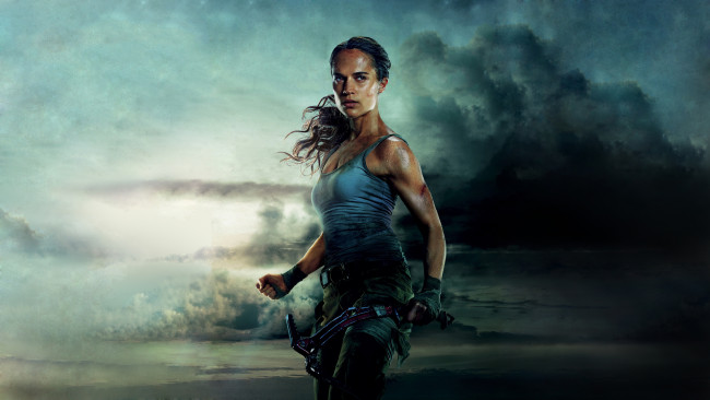 Обои картинки фото кино фильмы, tomb raider , 2018, alicia, vikander, tomb, raider, lara, croft