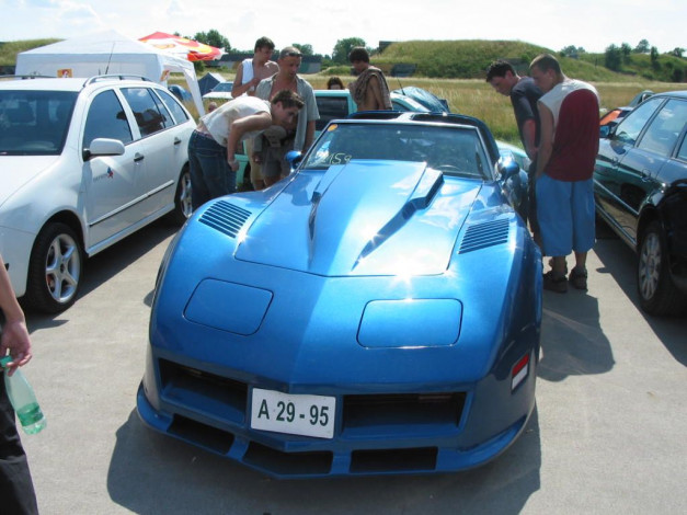 Обои картинки фото corvette, автомобили, выставки, уличные, фото