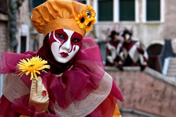 обоя разное, маски, карнавальные, костюмы, цветок, карнавал, венеция