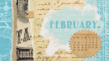 Картинка календари другое февраль деньги