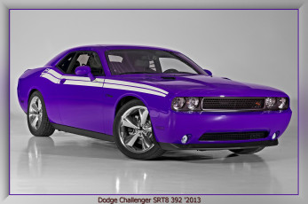 Картинка dodge challenger srt8 392 `2013 автомобили auto