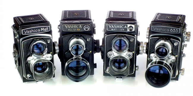 Обои картинки фото yashica tlr family, бренды, - другое, кинокамера