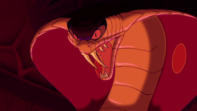 Обои картинки фото мультфильмы, aladdin, змея
