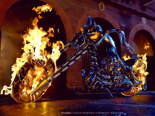 Картинка календари фэнтези calendar цепь пламя огонь мотоцикл 2020