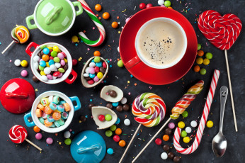 Картинка еда конфеты +шоколад +мармелад +сладости ассорти драже леденцы