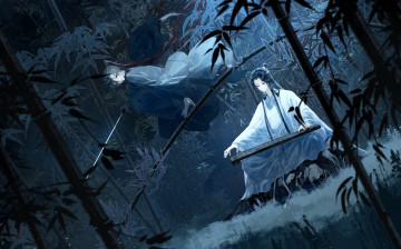 Картинка аниме mo+dao+zu+shi вэй усянь лань ванцзи меч гуцинь