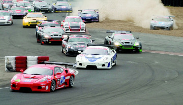Картинка спорт автоспорт трасса автомобили гонки