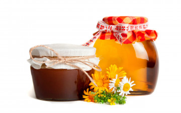 обоя еда, мёд, варенье, повидло, джем, мед, банки, цветы