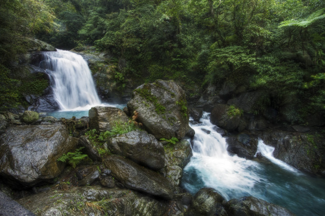 Обои картинки фото природа, водопады, вода, поток