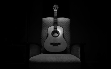 Картинка музыка -музыкальные+инструменты гитара кресло