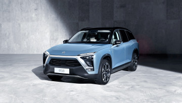 Картинка suv+nio+es8+2018 автомобили nio голубой стена