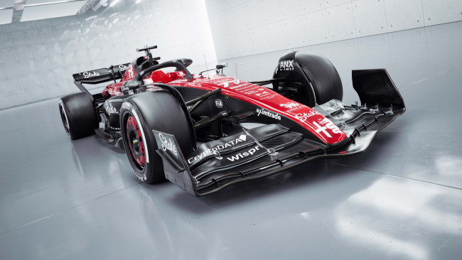 Обои картинки фото alfa romeo c43 f1, автомобили, formula 1, болид, черный, красный