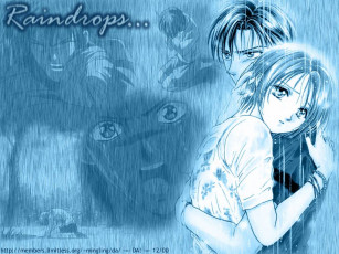 Картинка мокрый дождь аниме aya ceres