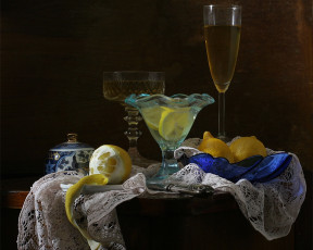 Картинка ира быкова натюрморт лимонами еда