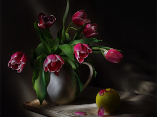 Картинка rom цветы тюльпаны