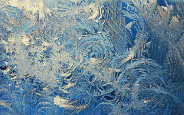 Картинка природа макро зима изморозь узор стекло