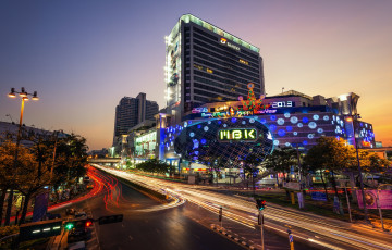 Картинка города бангкок таиланд здания дорога