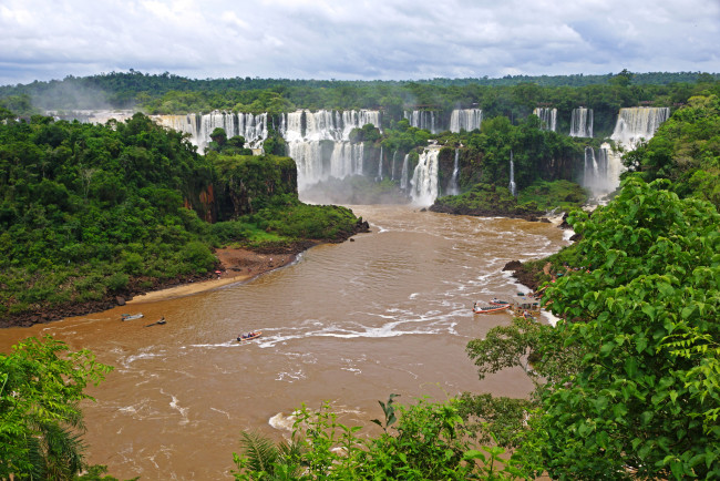 Обои картинки фото бразилия, водопад, iguazu, природа, водопады