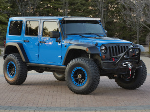 Картинка автомобили jeep синий 2014 concept performance maximum wrangler jk