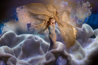 Картинка девушки -unsort+ креатив coral русалка арт фантазия coby bruin fleeting moment