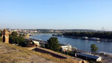 Картинка города -+панорамы панорама река
