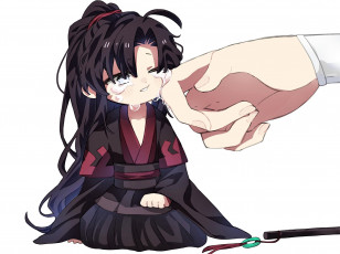 Картинка аниме mo+dao+zu+shi лань ванцзи вэй усянь рука слеза