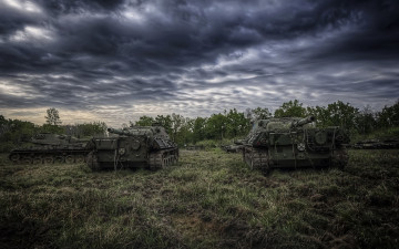 Картинка техника военная+техника танки оружие поле