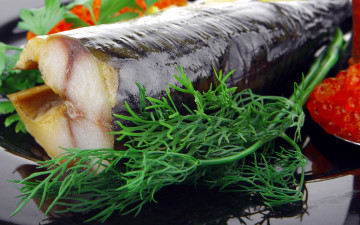Картинка еда рыба +морепродукты +суши +роллы укроп скумбрия