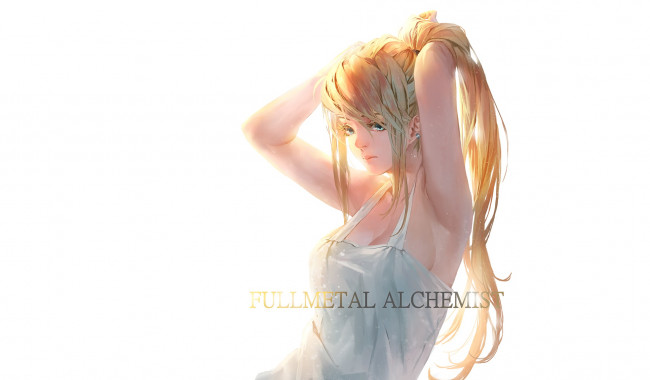 Обои картинки фото аниме, fullmetal alchemist, девушка