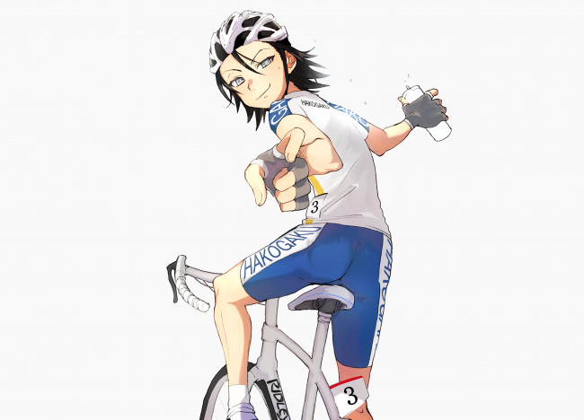 Обои картинки фото аниме, yowamushi pedal, парень