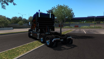 обоя american truck simulator, видео игры, american, truck, simulator, грузовик, тягач, mack, anthem, buldog, легендарный, тяжеловоз