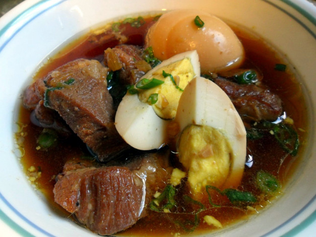Обои картинки фото еда, первые блюда, вьетнамская, кухня, суп, мясной
