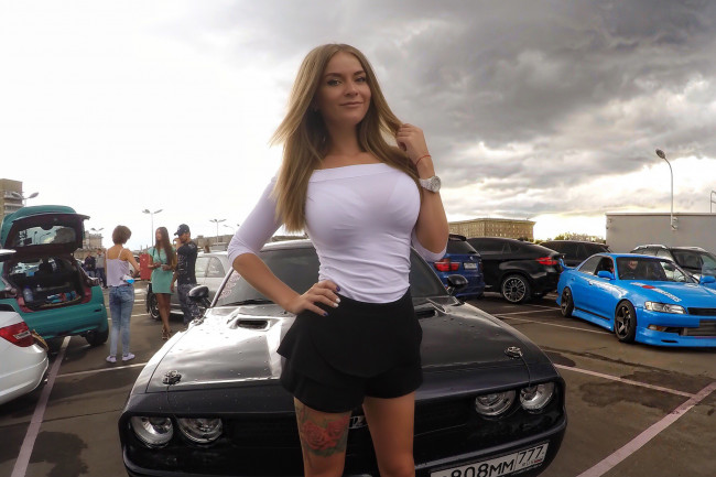 Обои картинки фото автомобили, -авто с девушками, софья, темникова, sofia, temnikova