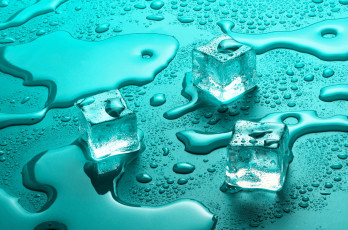 Картинка 3д+графика другое+ other кубики лед вода