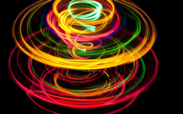 Картинка 3д+графика абстракция+ abstract кольца спираль цвета