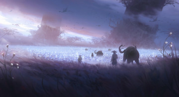 Картинка фэнтези существа туман