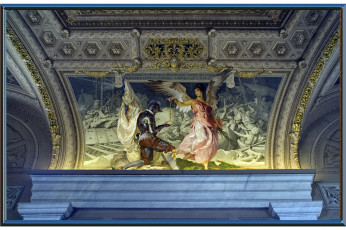 Картинка интерьер убранство роспись храма ангел храм