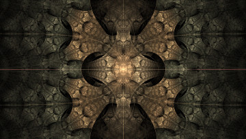 Картинка 3д графика fractal фракталы узор