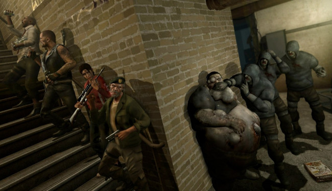Обои картинки фото видео игры, left 4 dead, шутер, left, 4, хоррор, зомби, dead, экшен
