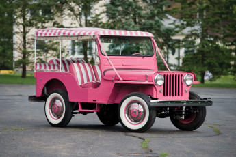 Картинка автомобили willys 1960г jeep gala surrey