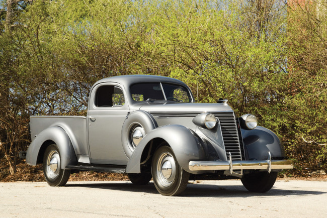Обои картинки фото автомобили, studebaker, 1937, г, model, j5, coupe-express