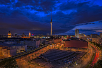 Картинка города берлин+ германия архитектура берлин