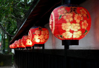 Картинка разное осветительные приборы красный бумажный китайские фонарики