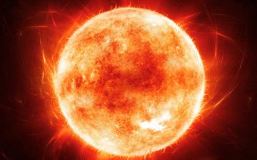 Картинка космос солнце коронарные выбросы протуберанцы