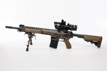 Картинка оружие автоматы l129a1 sharpshooter assault rifle 7 62mm фон